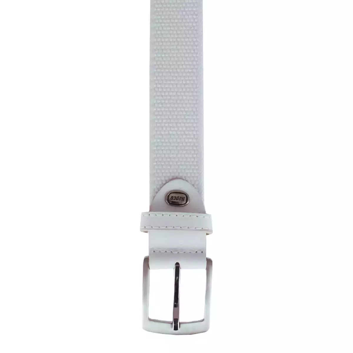  Ceinture élastique avec enchapure en cuir