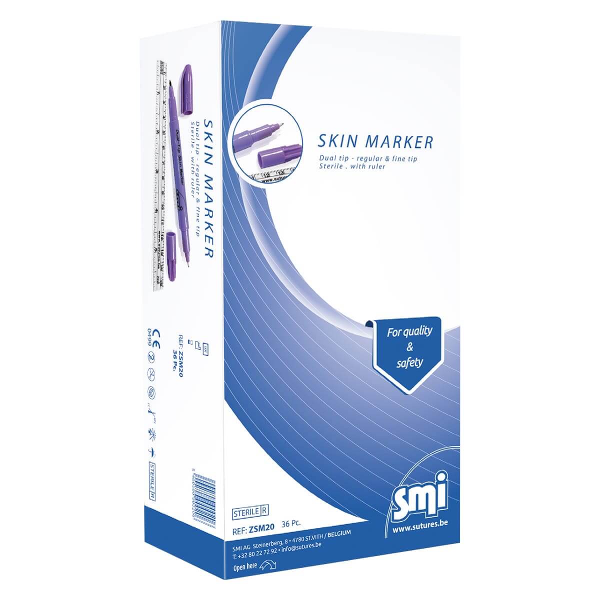 Dual-Tip Hautmarkierungsstift  Dual-Tip Hautmarkierungsstift