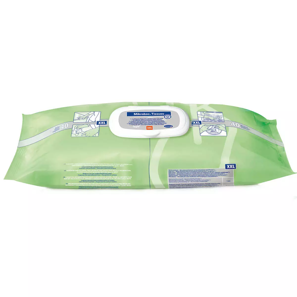  Mikrobac Tissues Lingettes désinfectantes