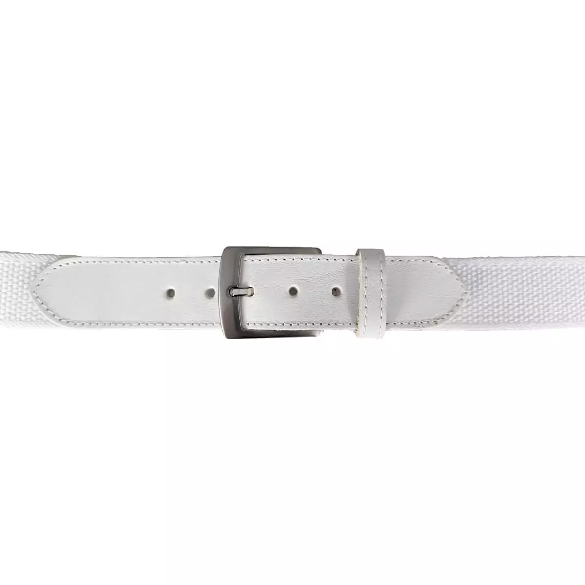  Ceinture élastique avec enchapure en cuir