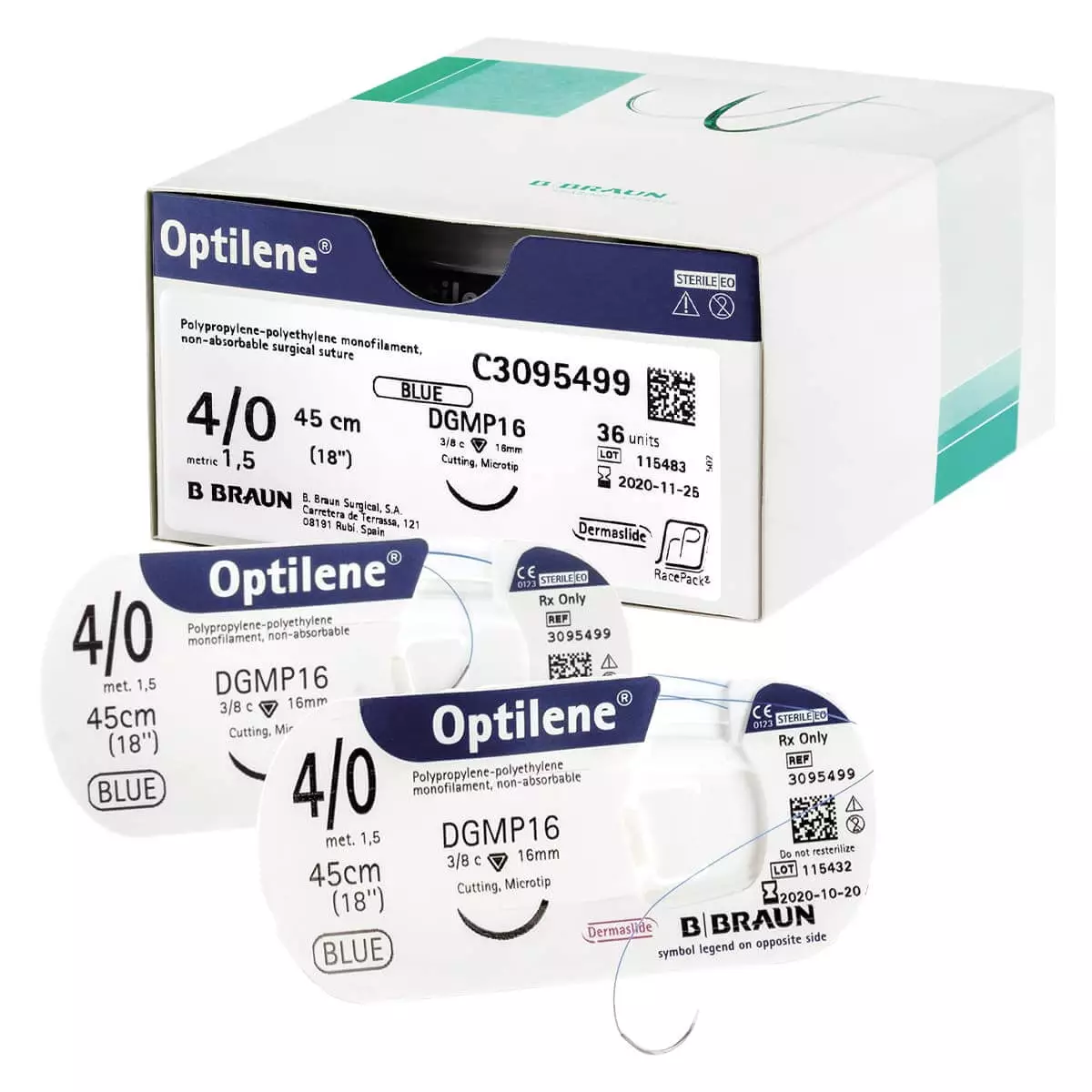  Matériel de suture Optilene