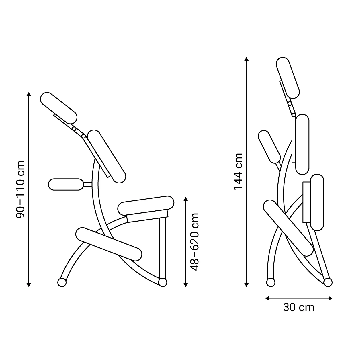  Massagestuhl zur Physiotherapie