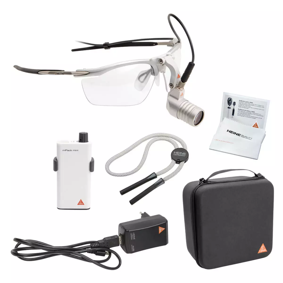 Lampe frontale HEINE MicroLight2 avec mPack mini  Lampe frontale HEINE MicroLight2 avec mPack mini