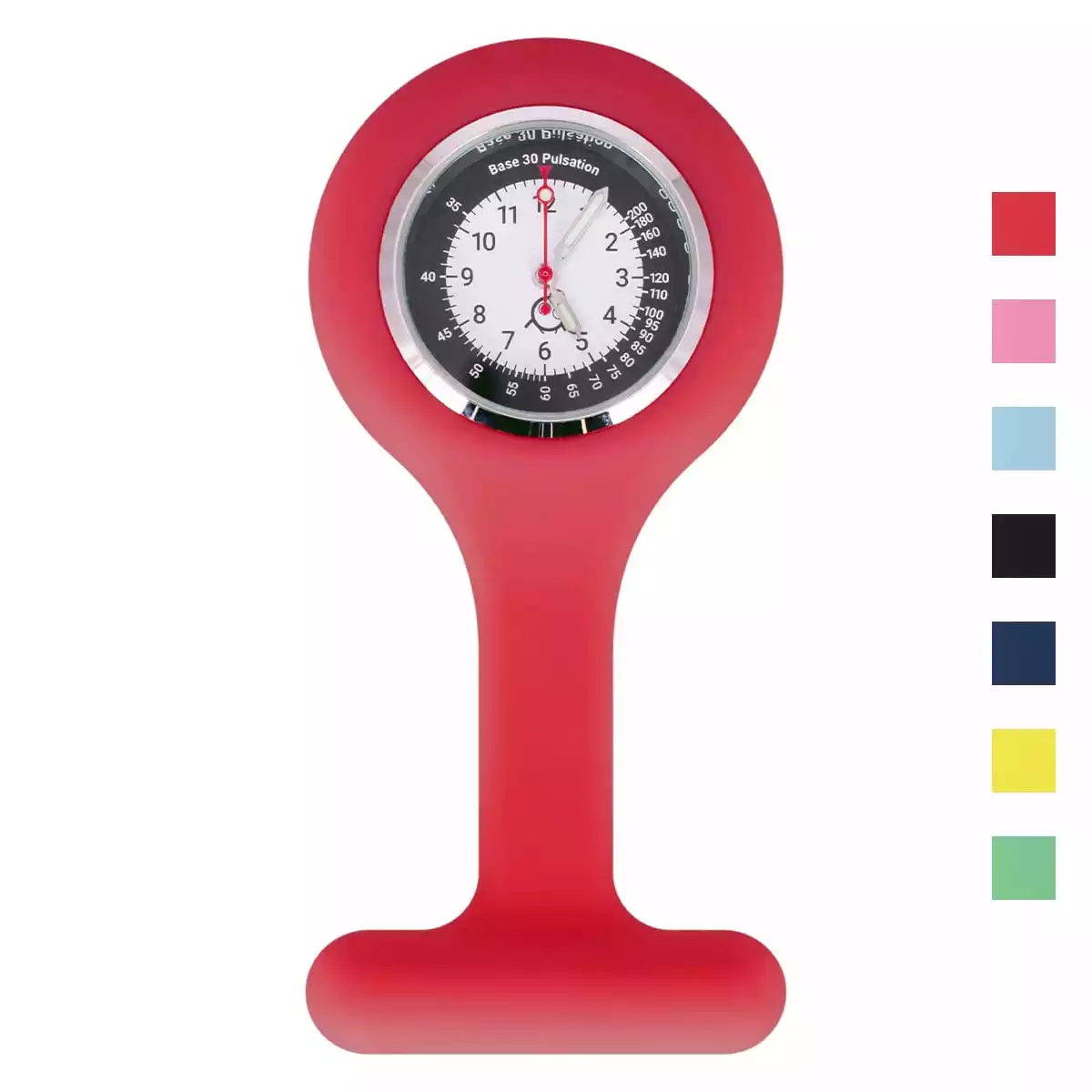  Montre infirmière en silicone avec clip « Tic »