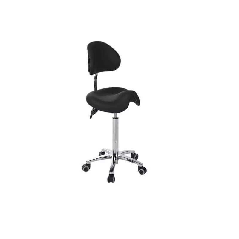  Rollhocker mit Derbysitz und Lehne