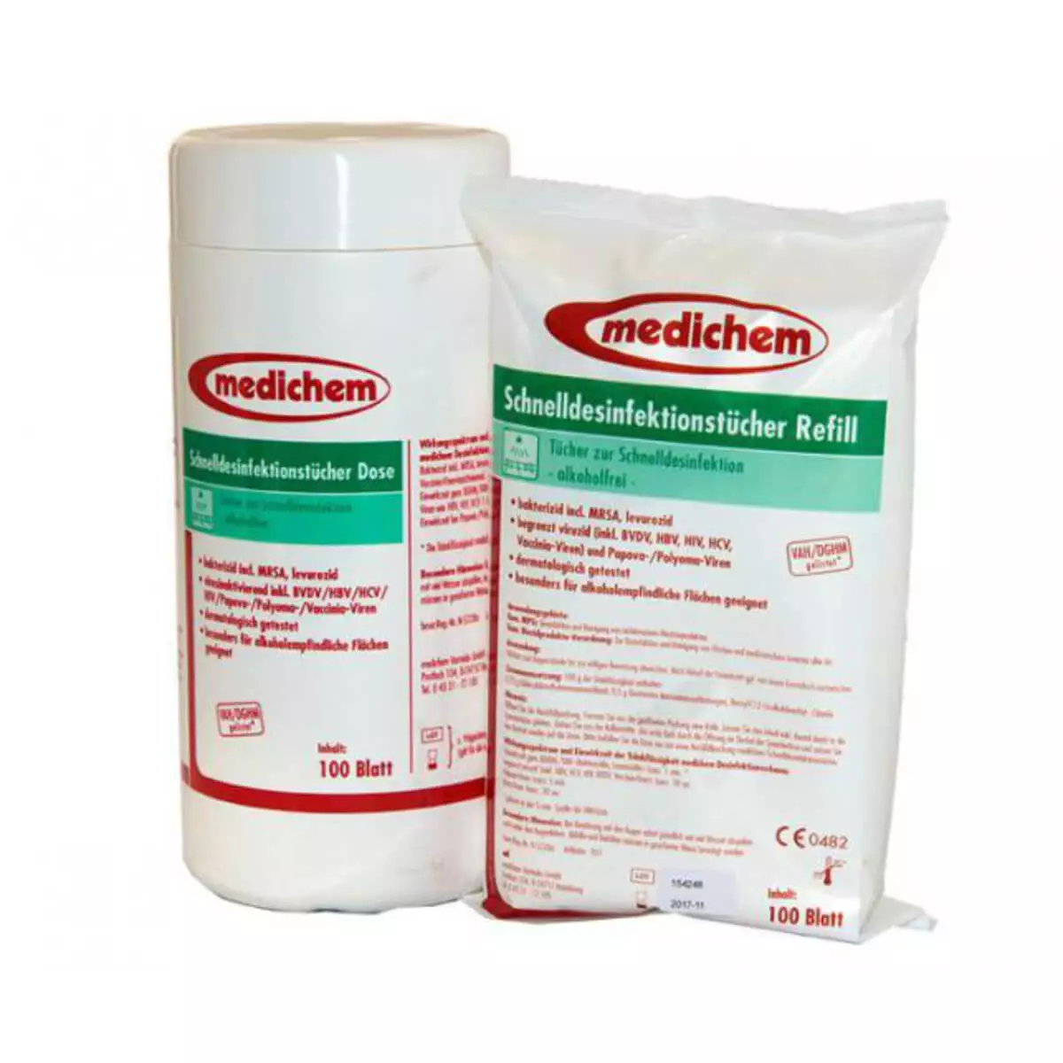 Lingettes désinfectantes rapides Lingettes désinfectantes rapides