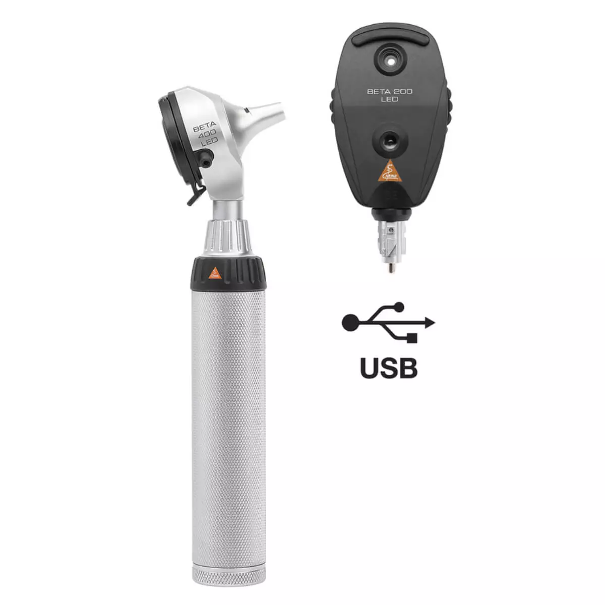  HEINE BETA 400 LED F.O. Otoskop & BETA 200 LED Ophthalmoskop im Set