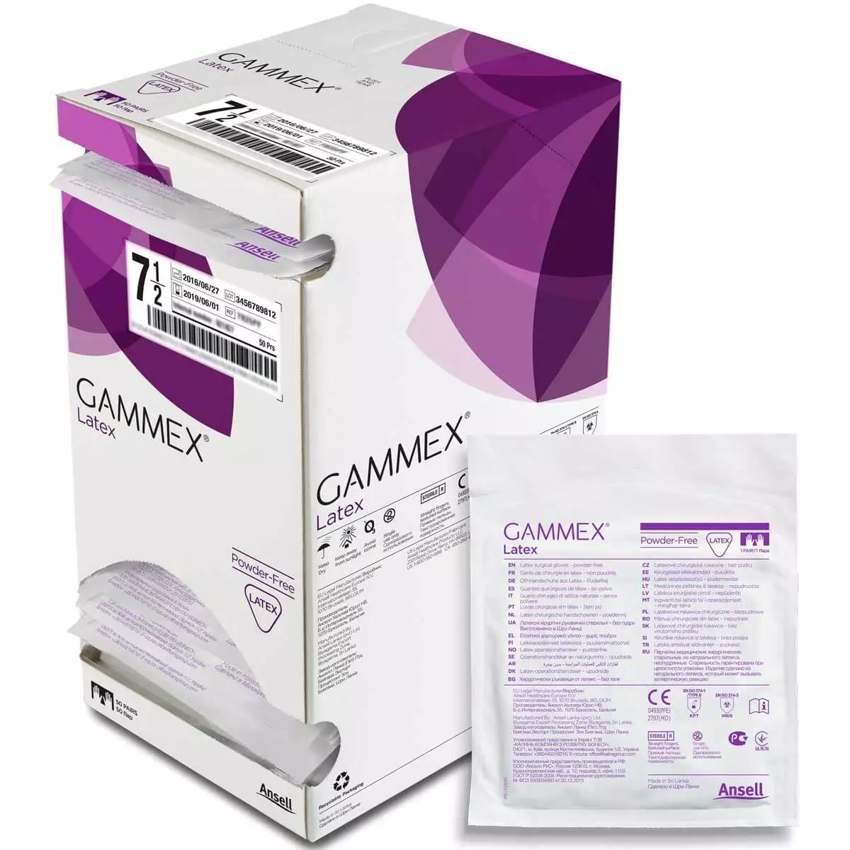  Gants de chirurgie GAMMEX Latex