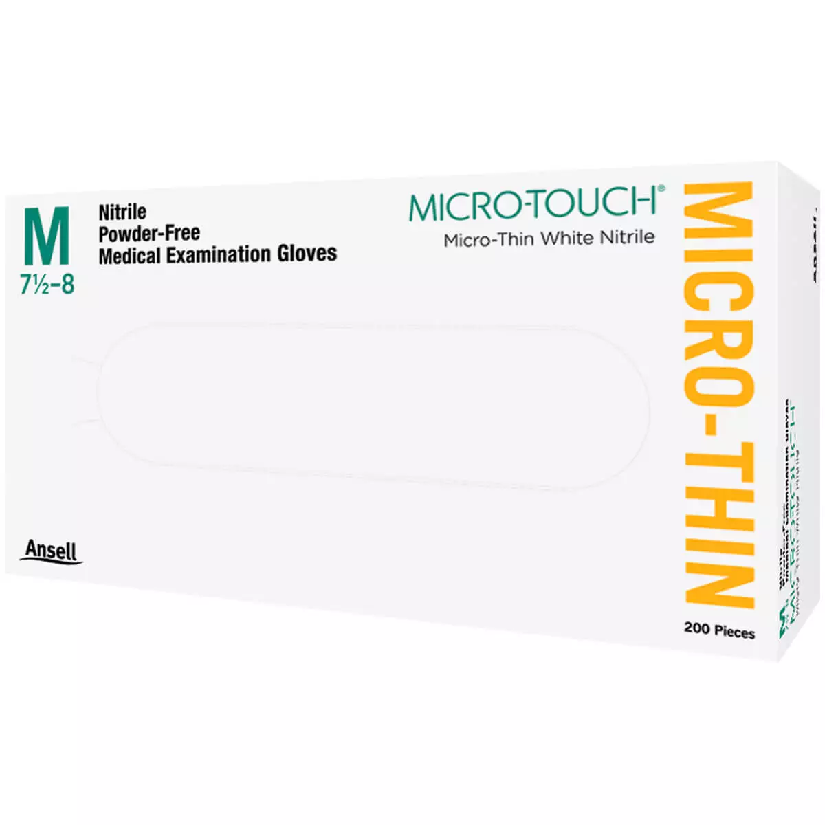  Gant d’examen MICRO-TOUCH Micro-Thin White Nitrile