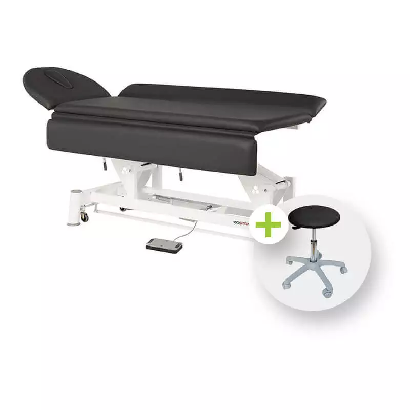 Behandlungsliege mit verstellbaren Seitenteilen Behandlungsliege mit verstellbaren Seitenteilen