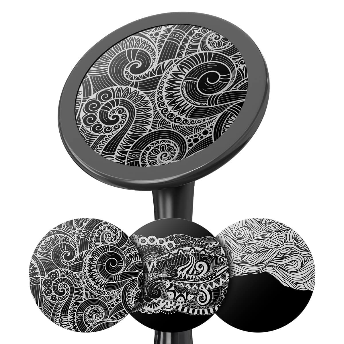 Gravierte Alu-Membransets "Drums"  Gravierte Alu-Membransets "Drums"