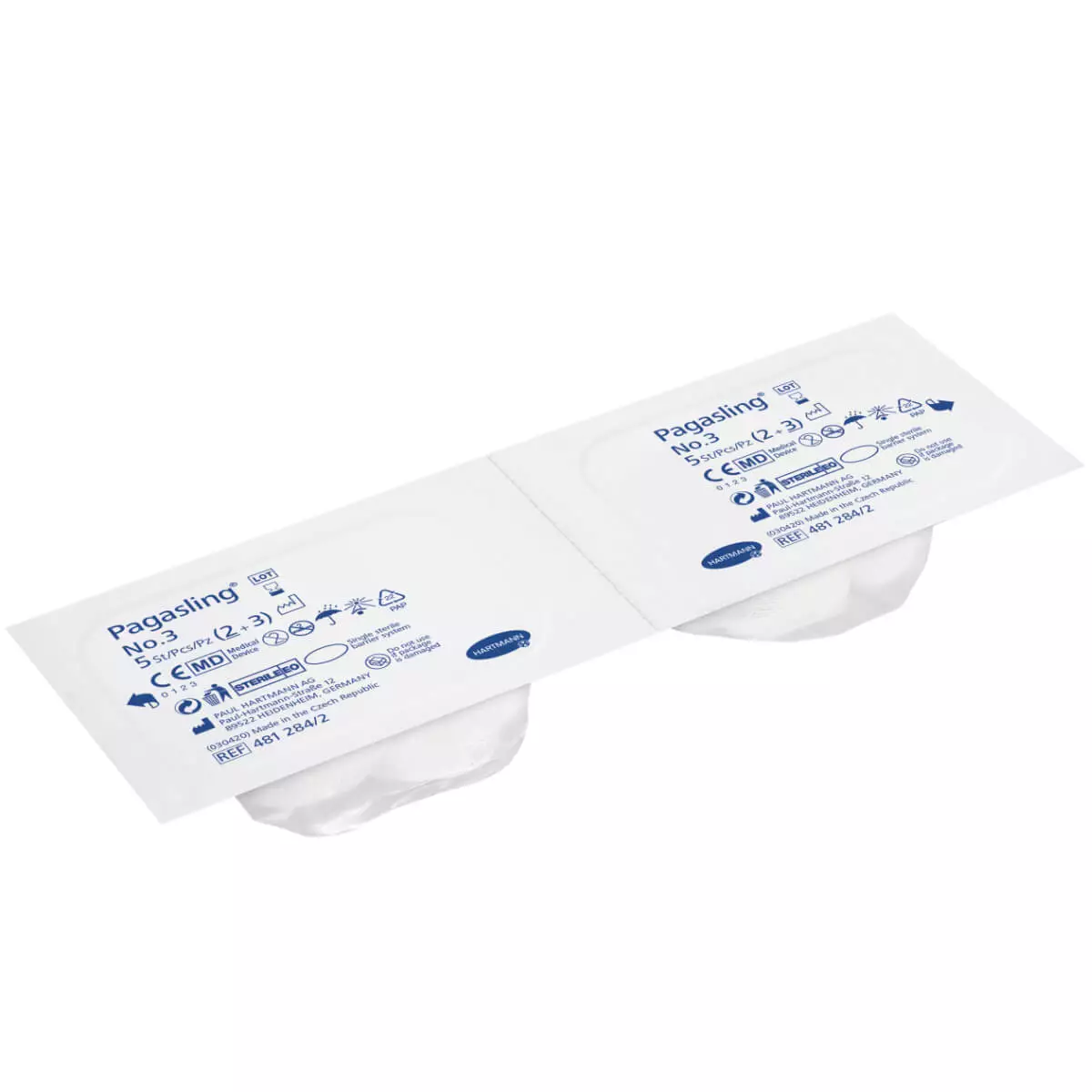  Pagasling sterile Schlinggazetupfer