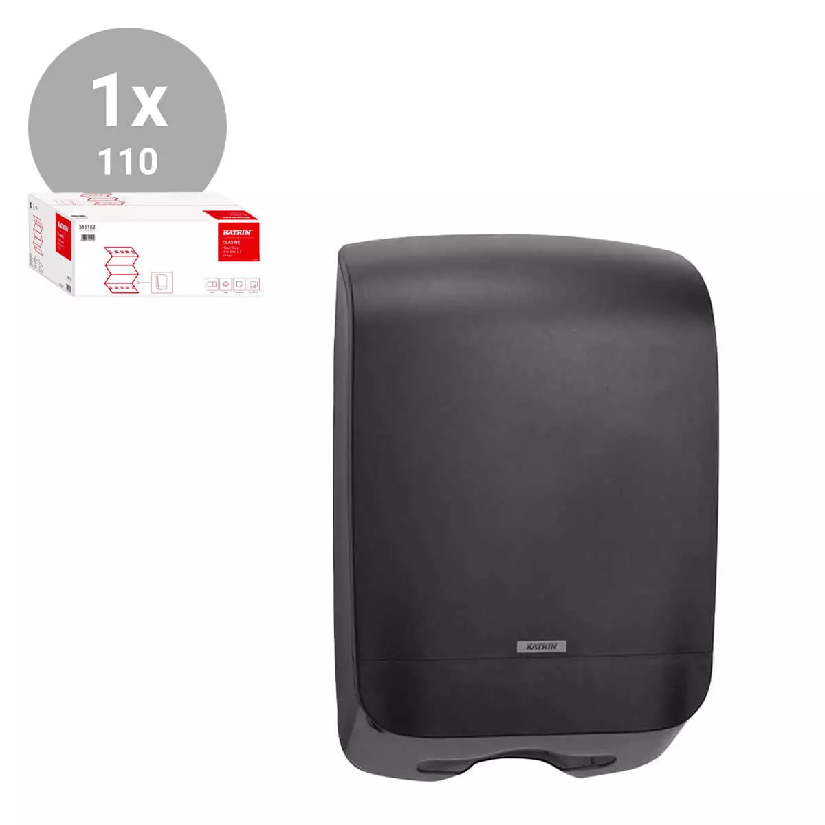  Spar-Bundle: Inclusive Handtuchspender M + Papierhandtücher One stop M