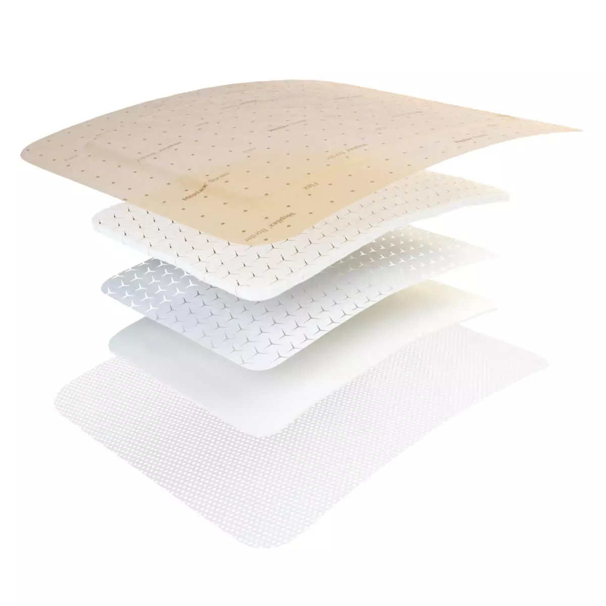  Pansement en mousse stérile Mepilex Border Flex