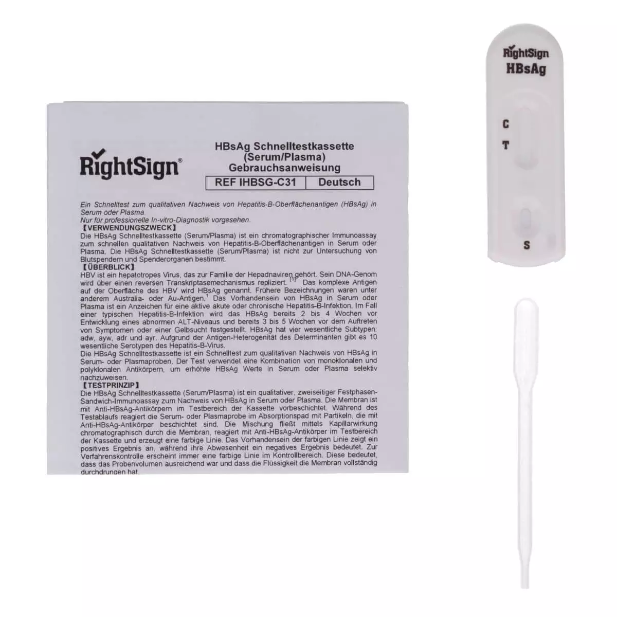  Test antigène de l'hépatite B HBsAg