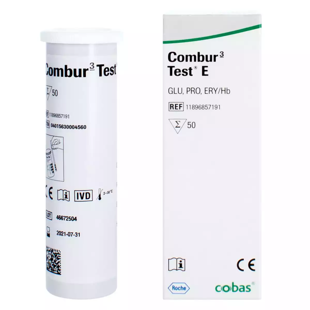  Bandelettes de test urinaire Combur