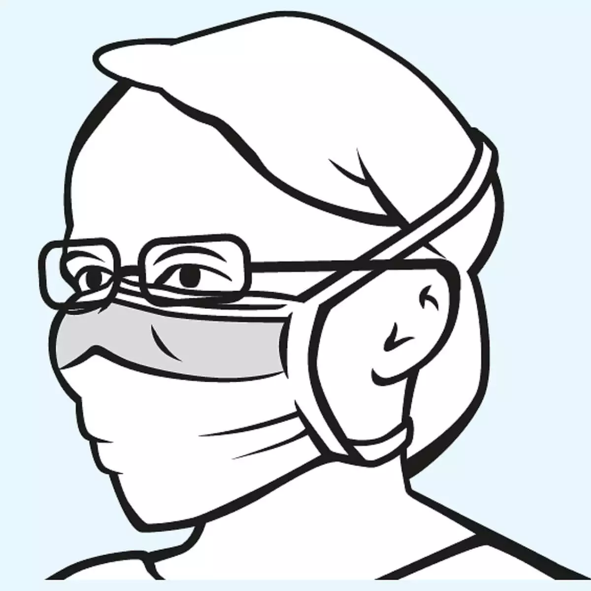  Foliodress Comfort Anti fogging mask