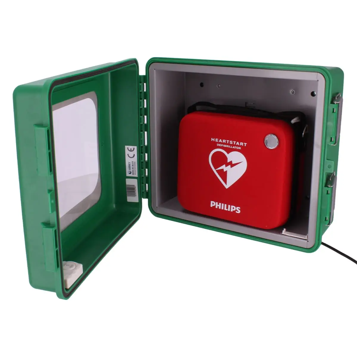 AED-Schrank mit Alarm für den Außenbereich AED-Schrank mit Alarm für den Außenbereich