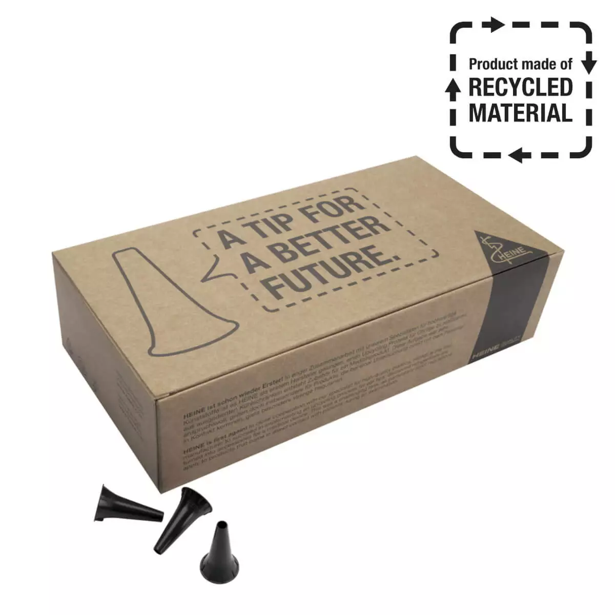 HEINE AllSpec EcoTips Einweg-Ohrtips aus recyceltem Kunststoff HEINE AllSpec EcoTips Einweg-Ohrtips aus recyceltem Kunststoff