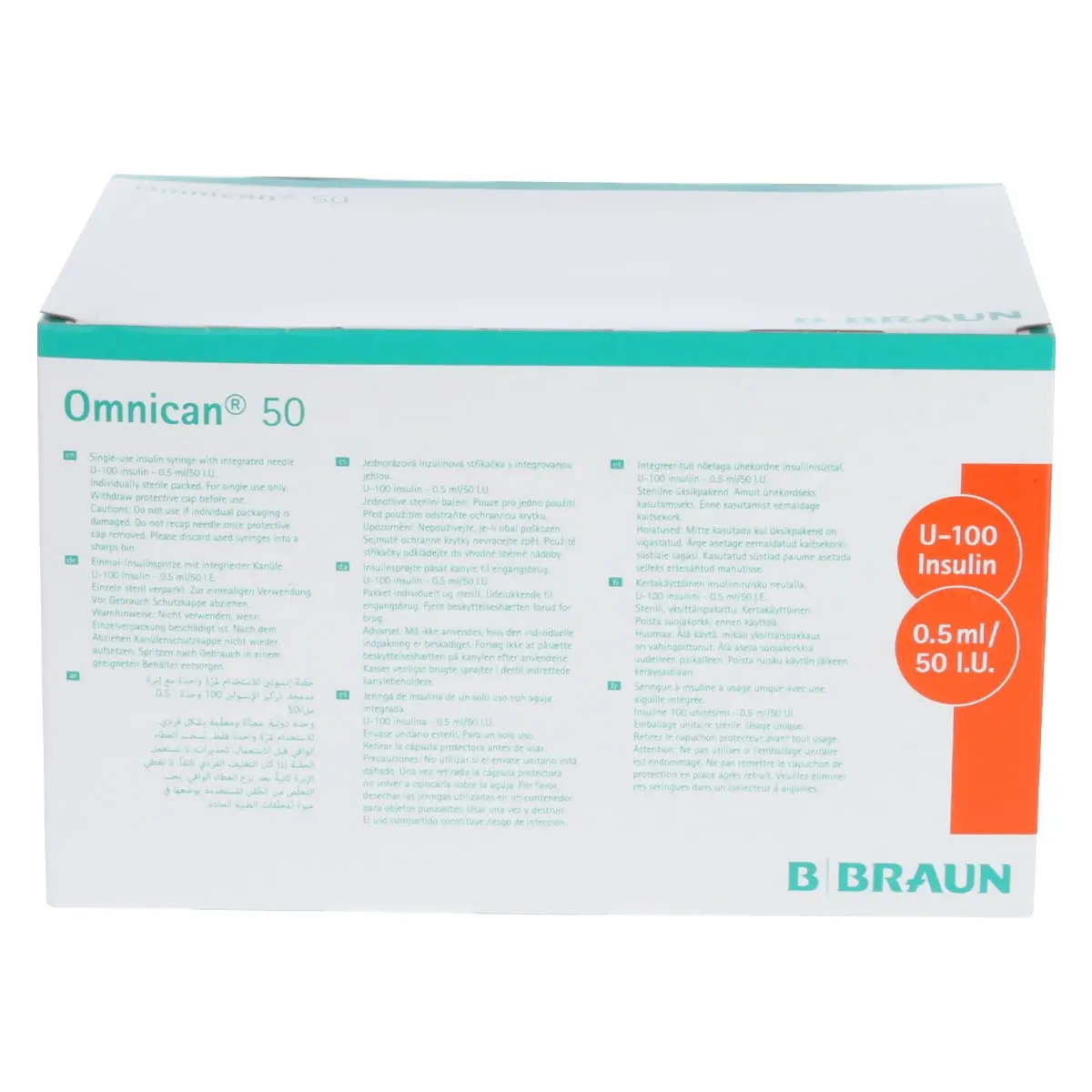 Omnican 50 Spritze für U-100 Insulin Omnican 50 Spritze für U-100 Insulin