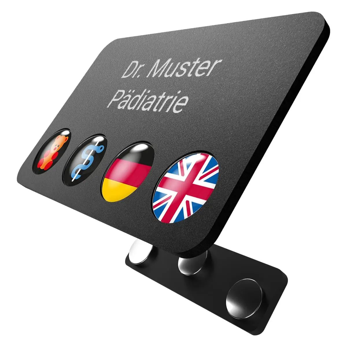  Badge porte-nom magnétique « DocTag »