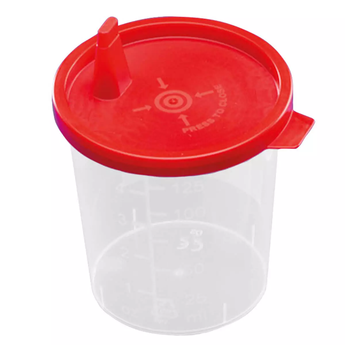  Gobelet à urine avec couvercle encliquetable