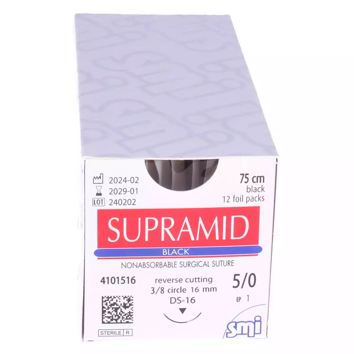  Matériel de suture Supramid Black