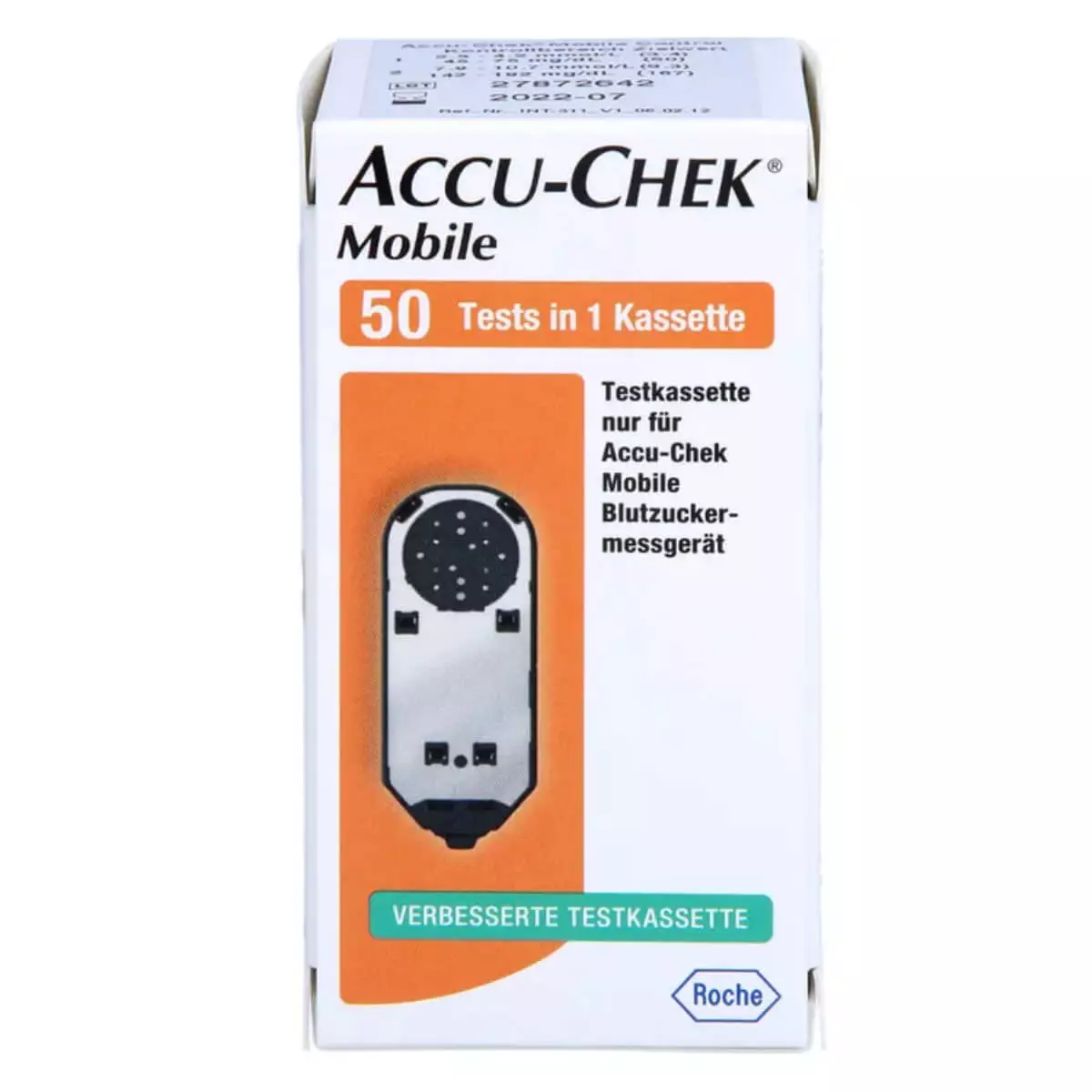  Cassette de bandelettes Accu-Chek Mobile